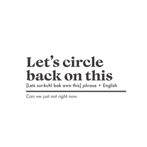 Let's circle back ToteBag - Image 2