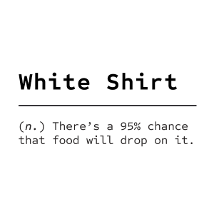 White Shirt Poster - Image 2