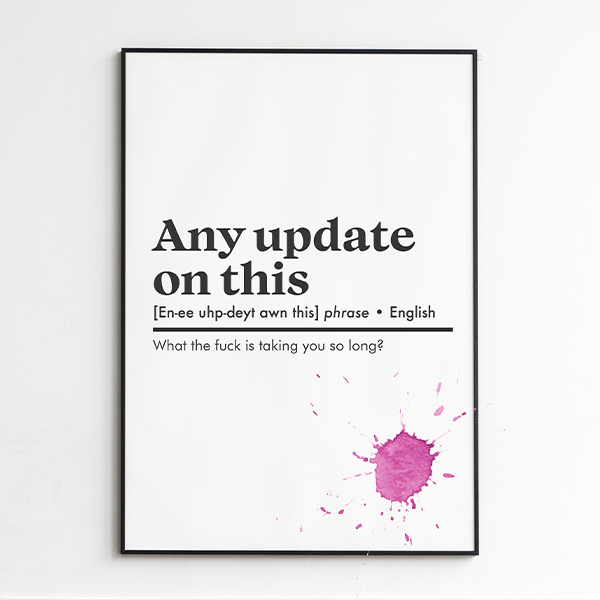 Any Update Poster - Image 2