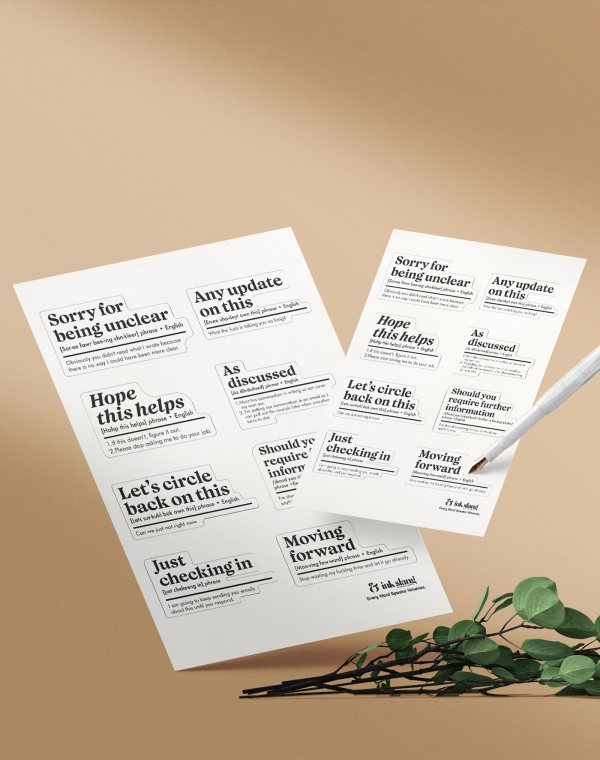 Corporate words Stickers