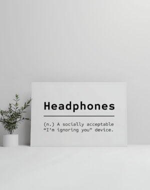 Headphones Canvas - Image 2