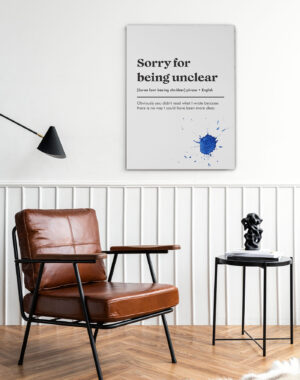 Sorry for being unclear Canvas