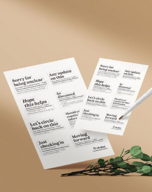 Corporate words Stickers