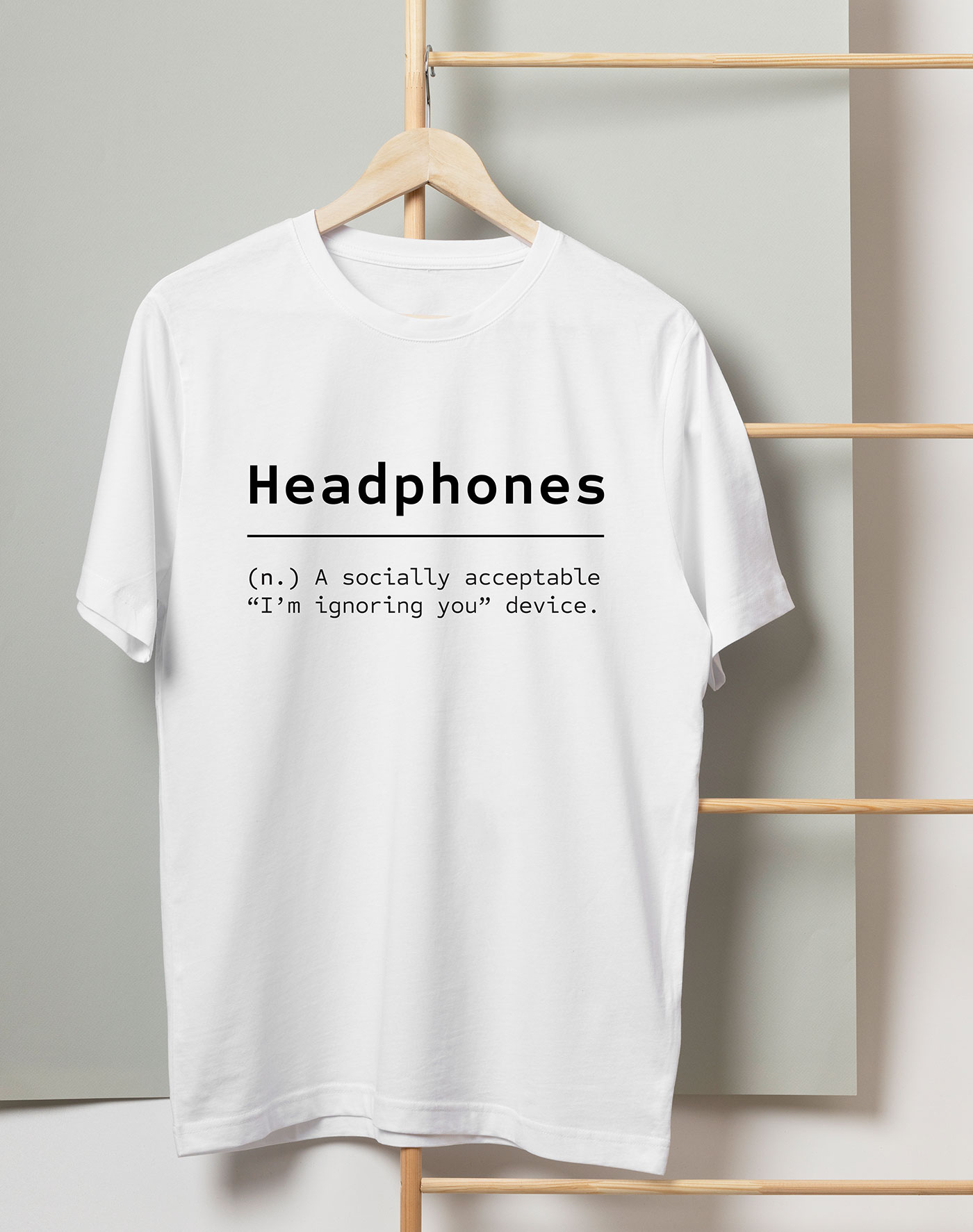 Headphones T-shirt