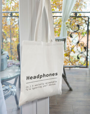 Headphones ToteBag