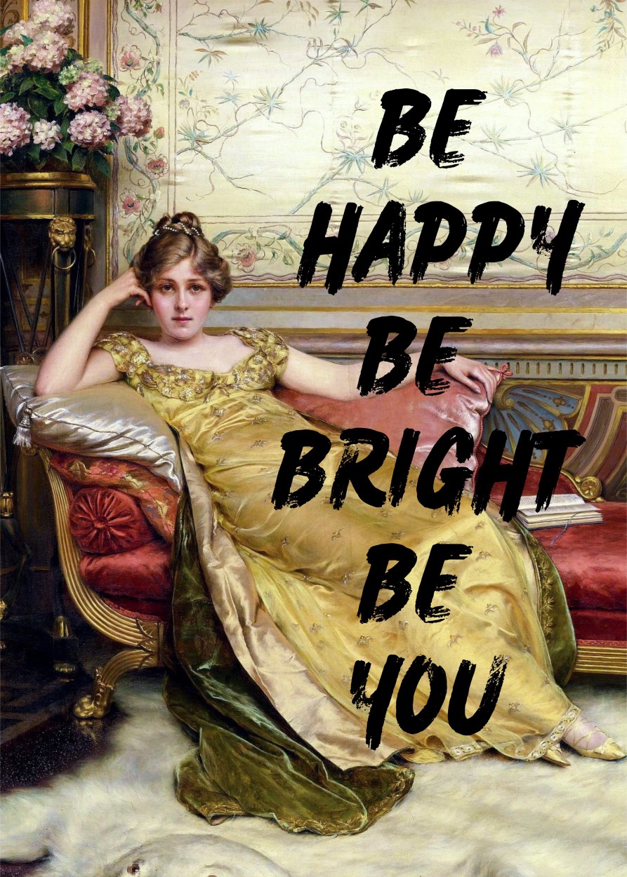 Be happy, be bright Canvas - Image 2