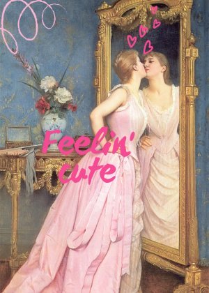 Feelin' cute Canvas - Image 2