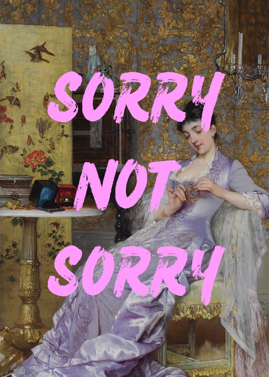 Sorry not sorry Canvas - Image 2