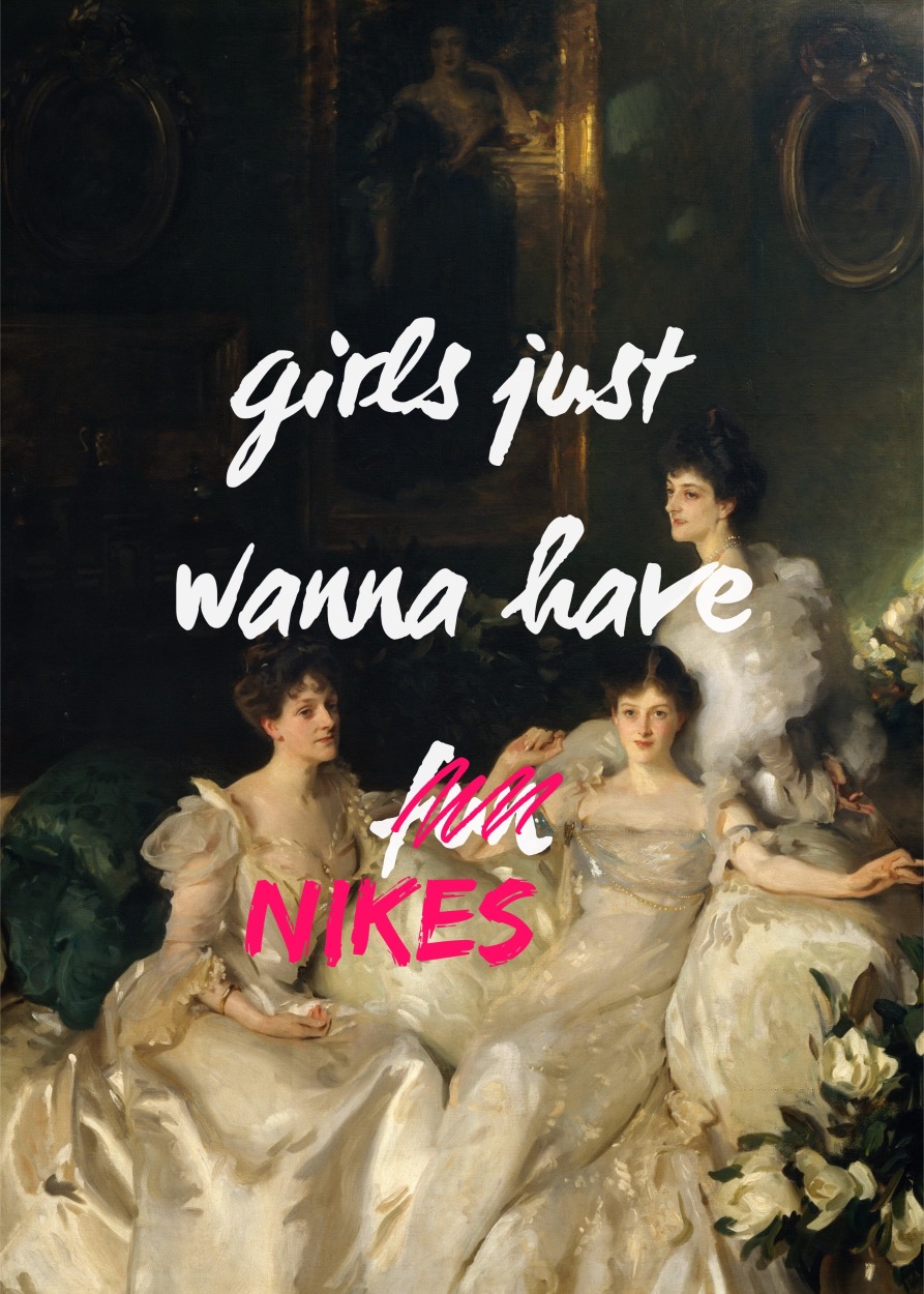 Girls just wanya have nikes 2 Poster - Image 2