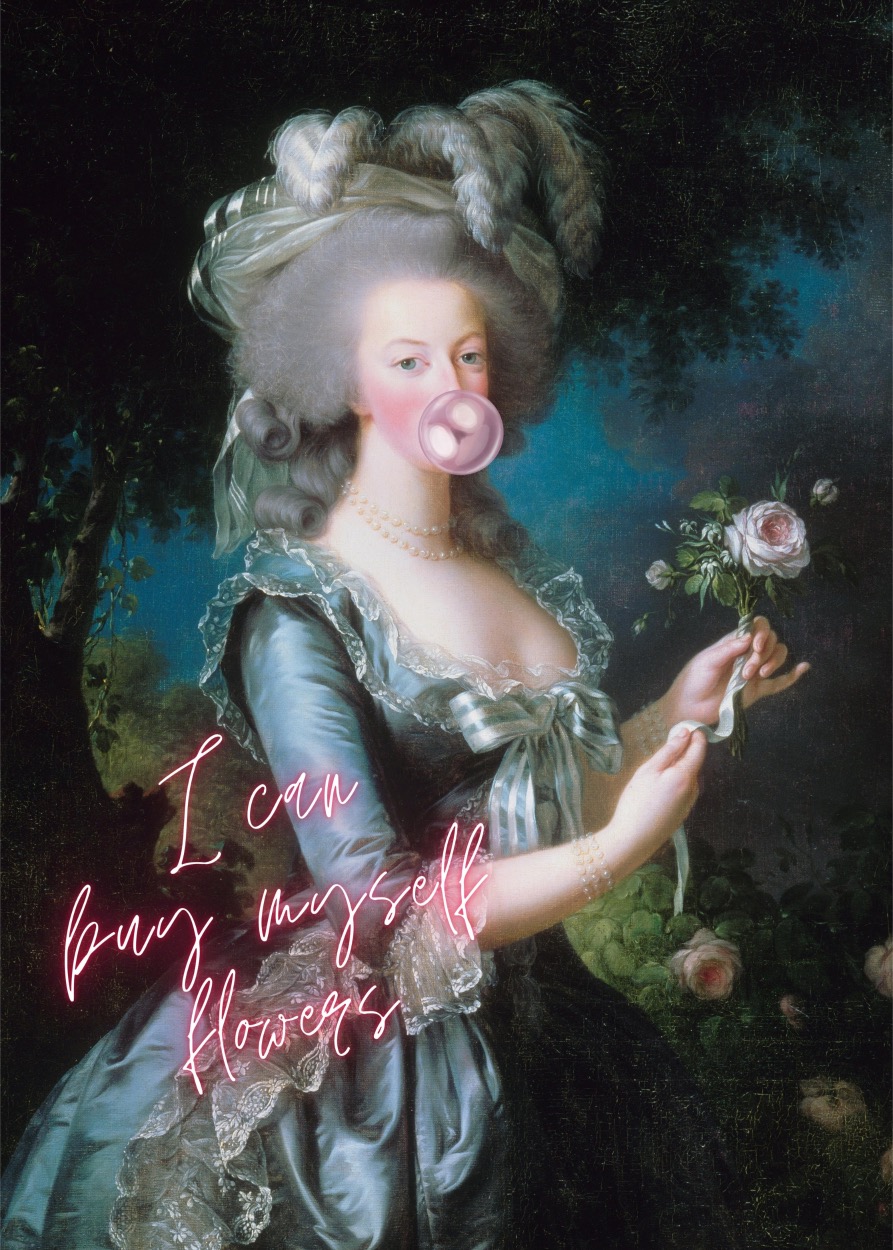 I can buy Myself flowers Canvas - Image 2