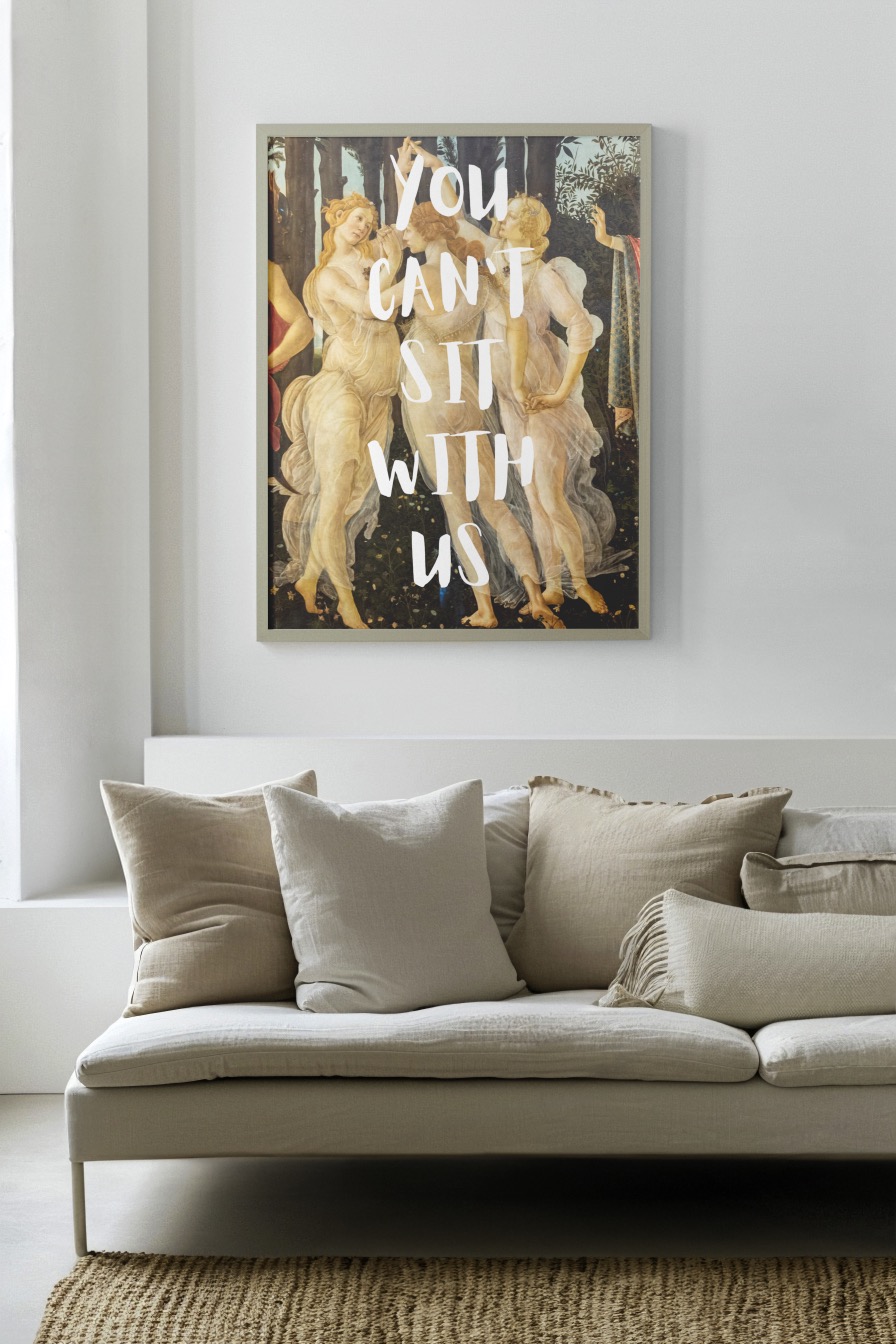 You can't sit with us Poster