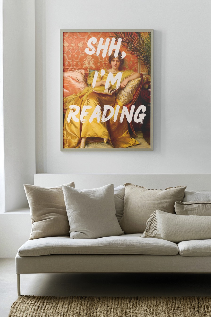 Shh,I'm reading Poster