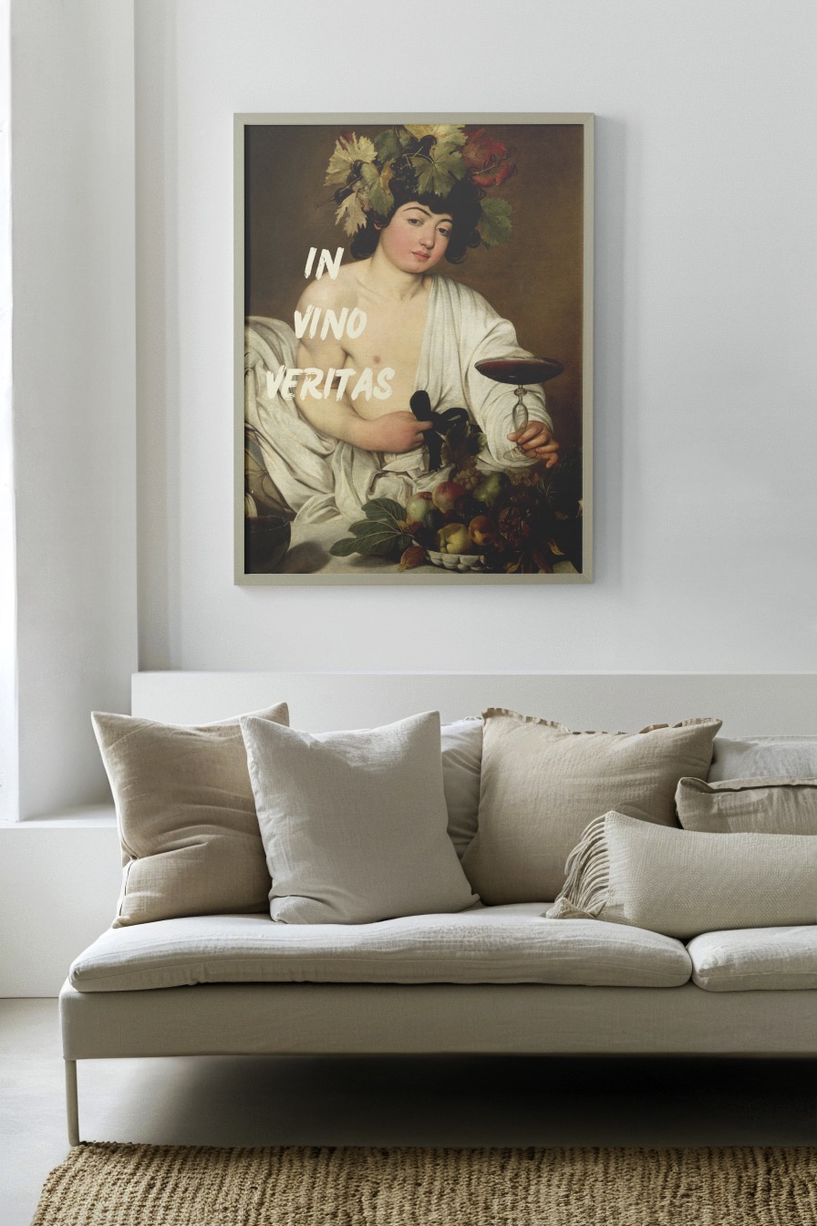 In vino veritas Poster