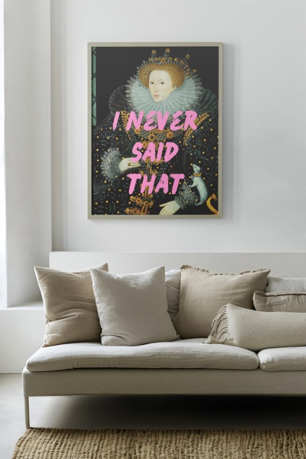 I never said that Poster