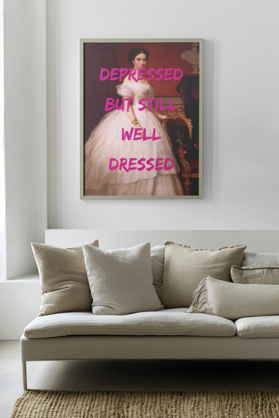 Depressed but still Poster