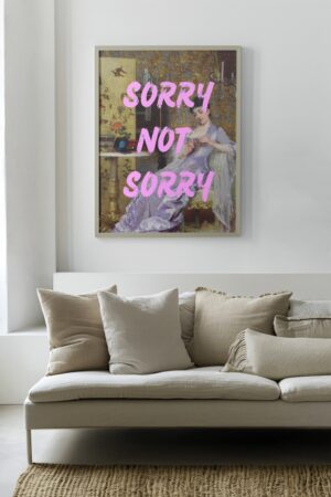 Sorry not sorry Poster