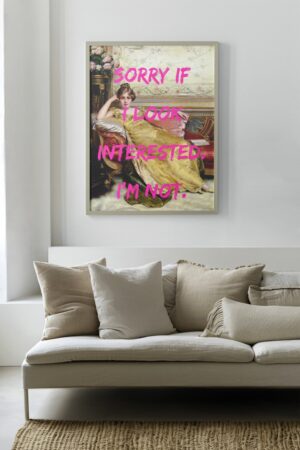 Sorry if I look Poster