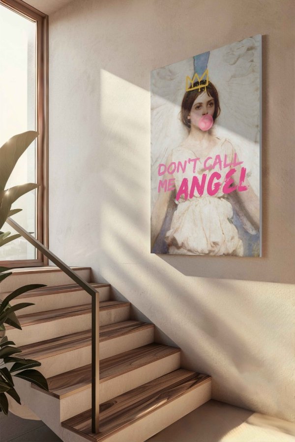 Don't call me angel Canvas