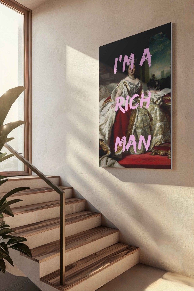 I'm a rich man Canvas