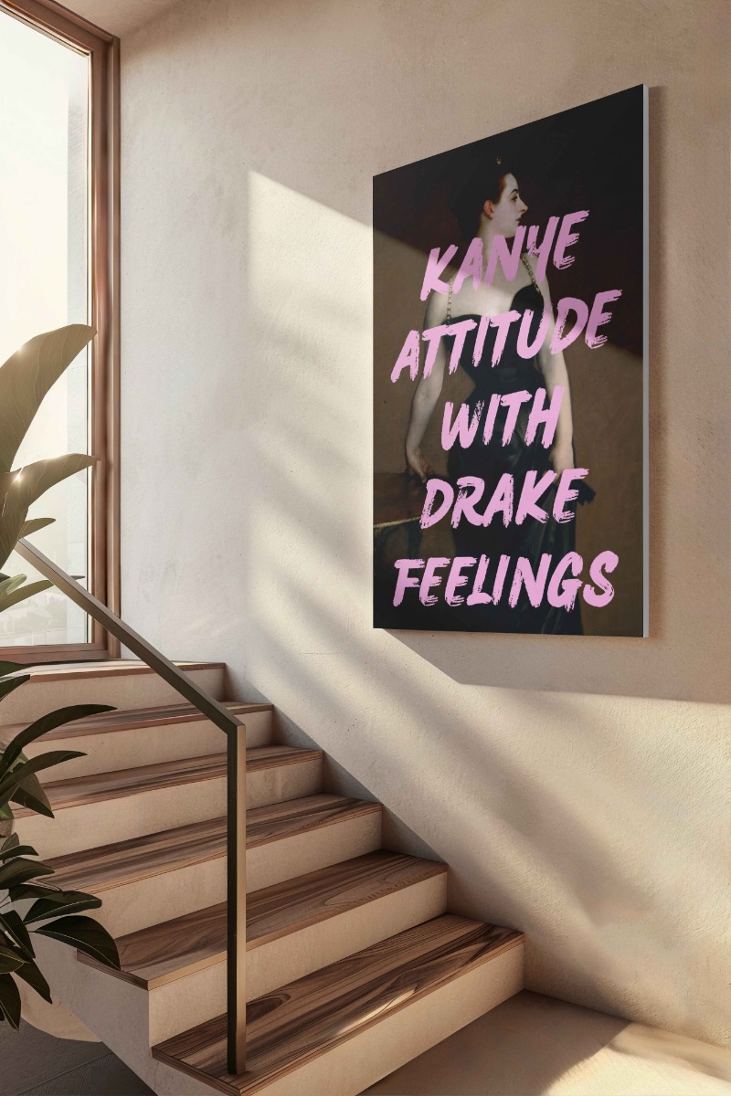 Kanye attitude 2 Canvas
