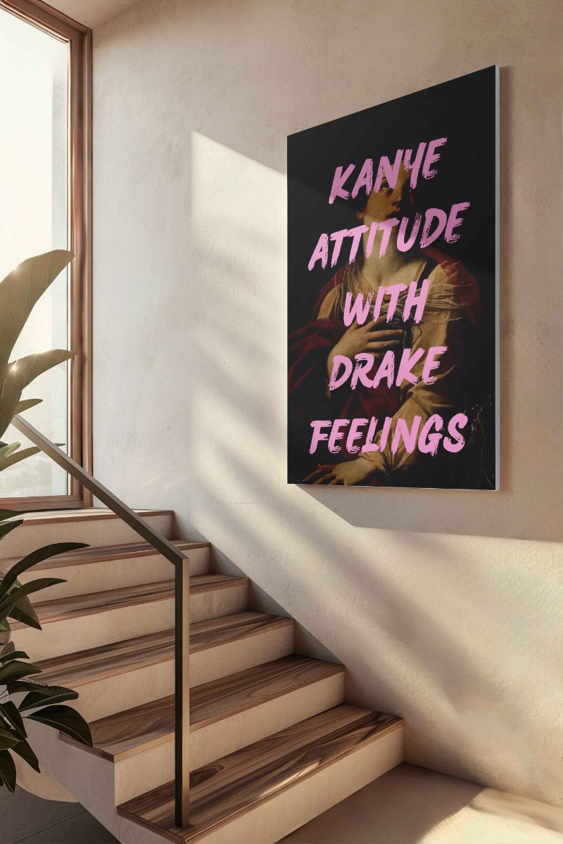 Kanye attitude Canvas