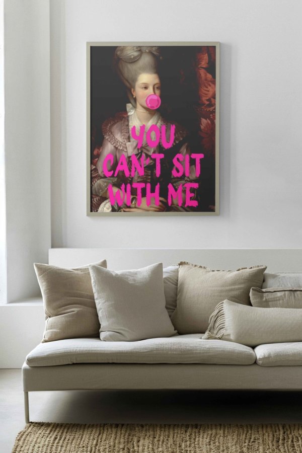 You can't sit with me Poster