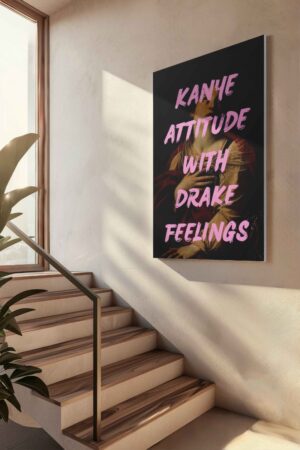 Kanye attitude Canvas