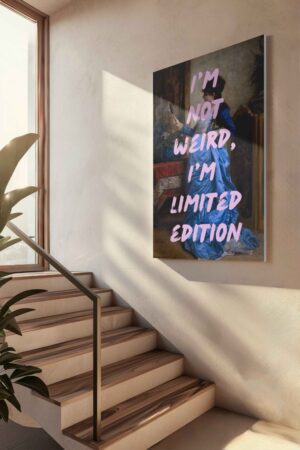 I'm not weird Canvas