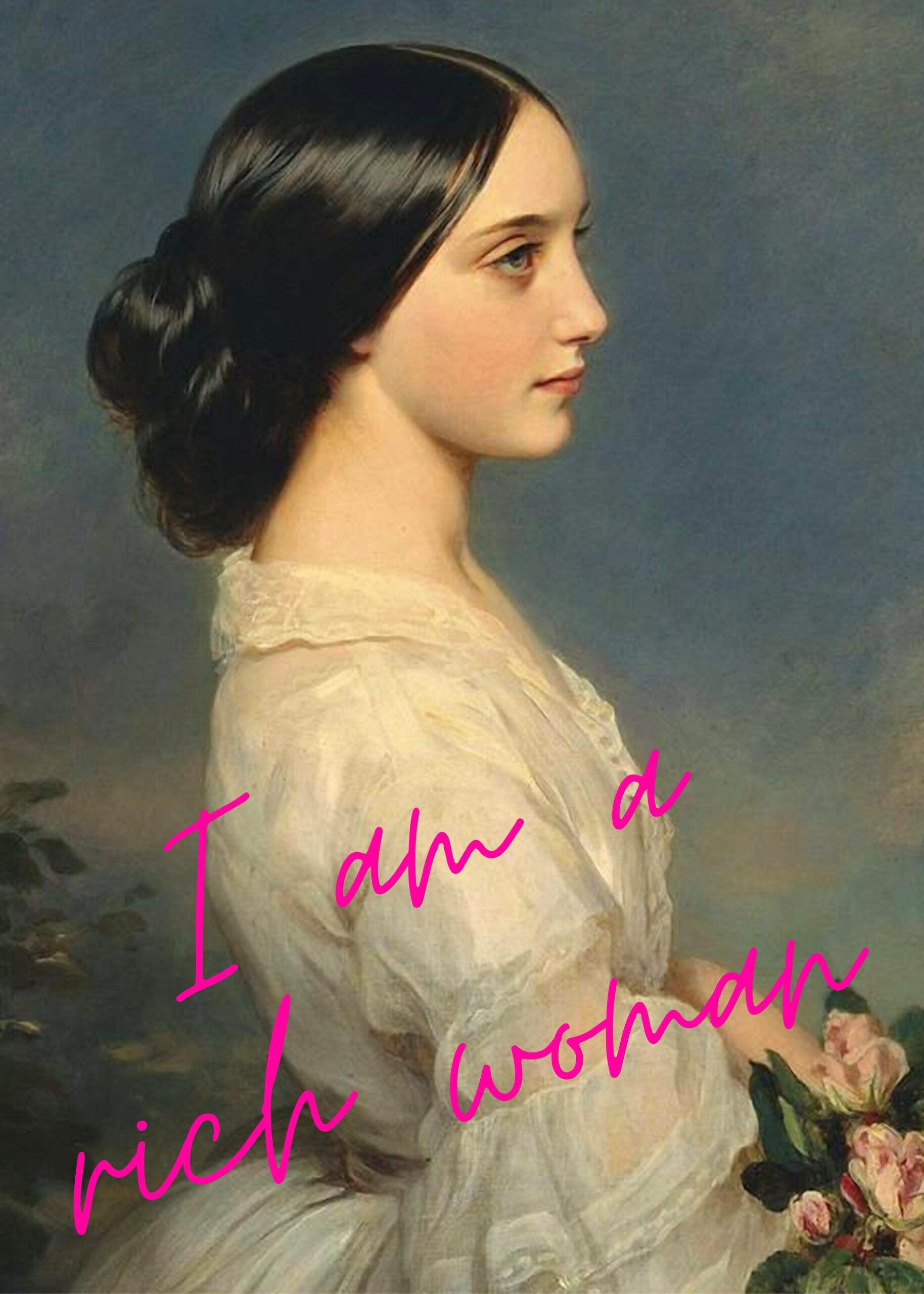 I am a rich woman 3 Canvas - Image 2