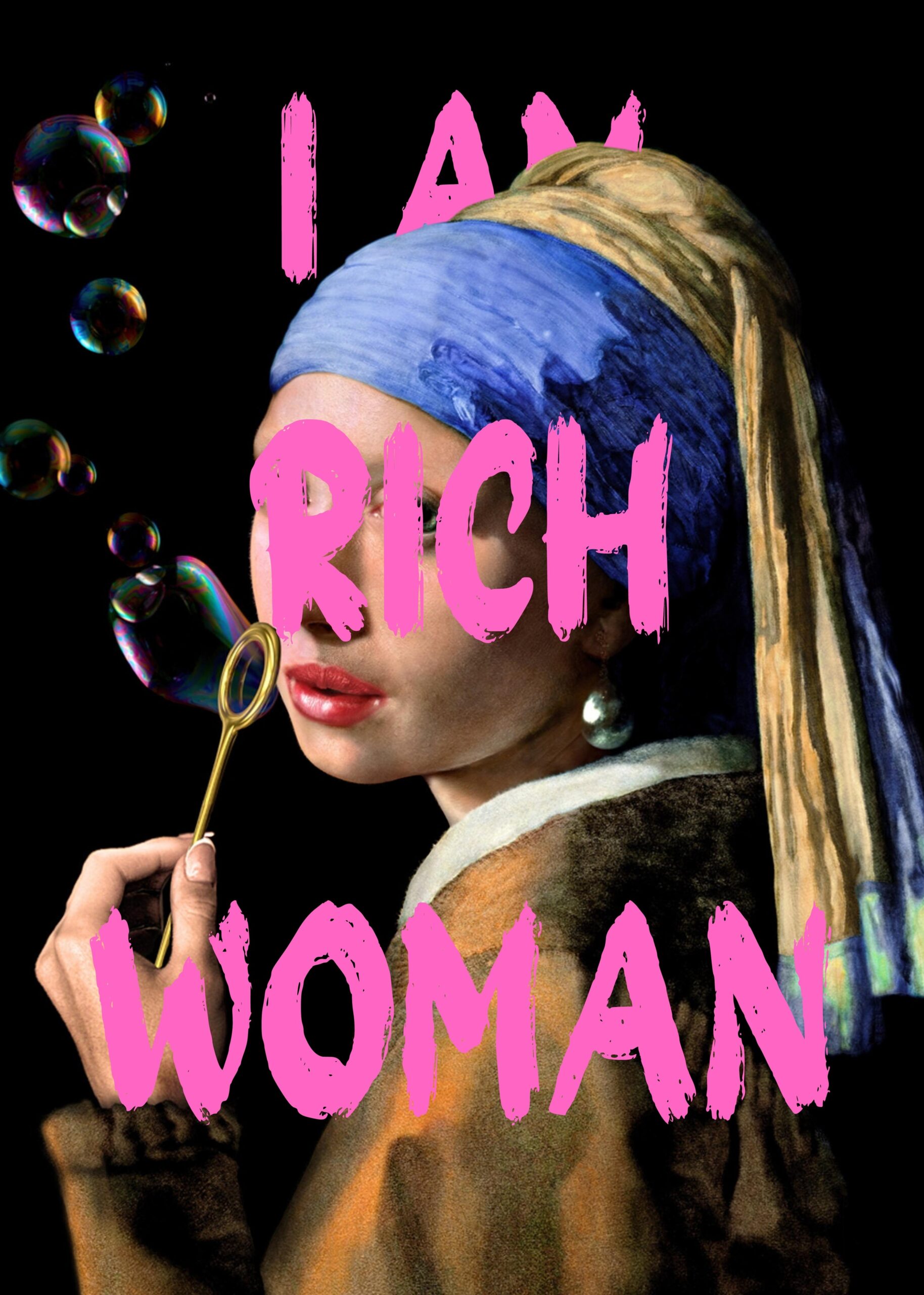 I am a rich woman 4 Canvas - Image 2