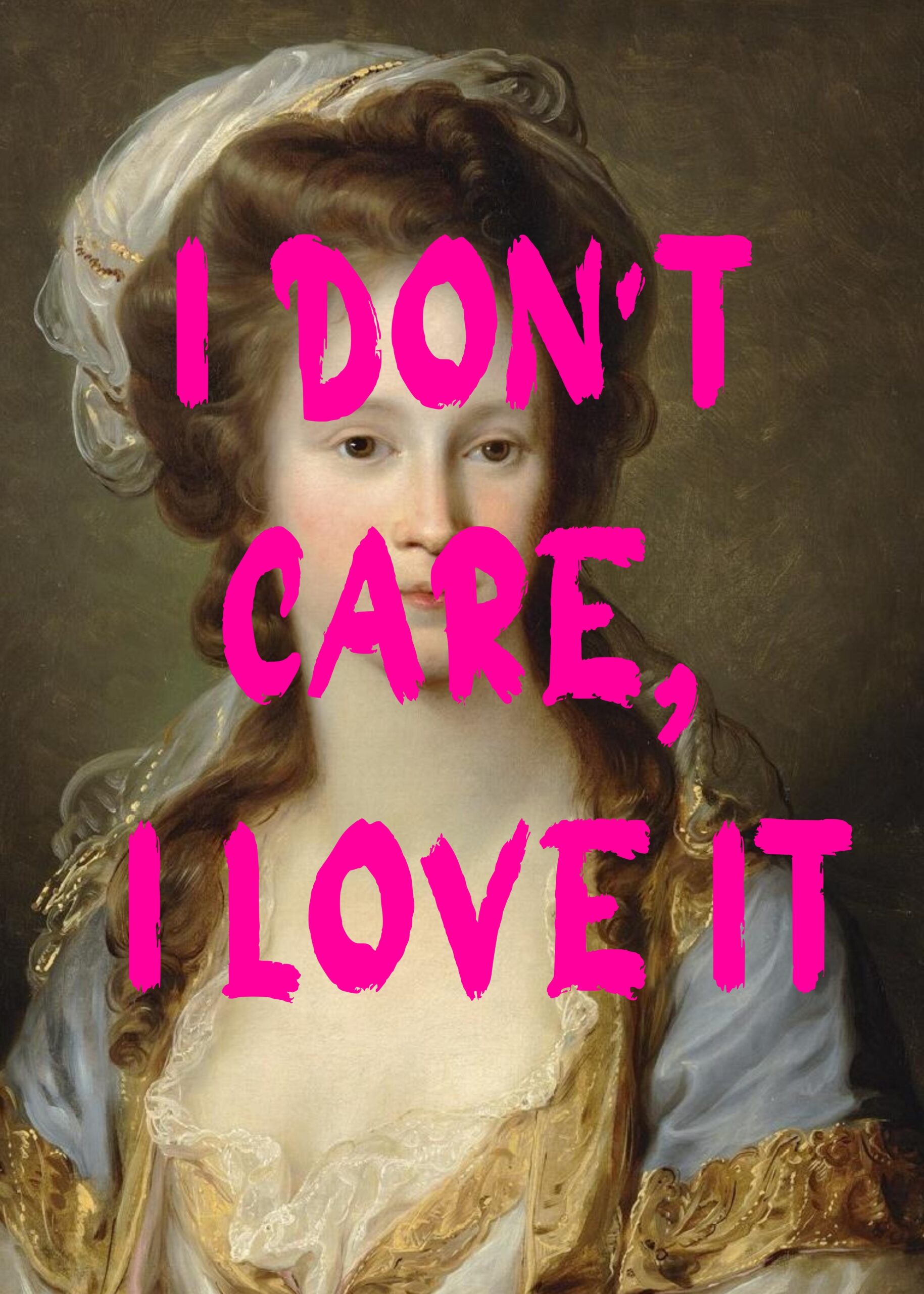 I don't care, I love it Canvas - Image 2