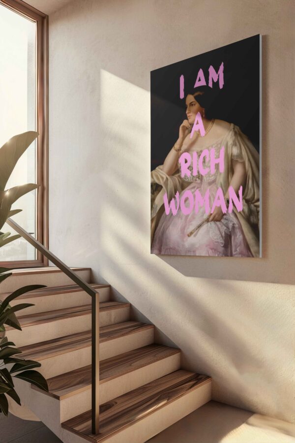 I am a rich woman 2 Canvas