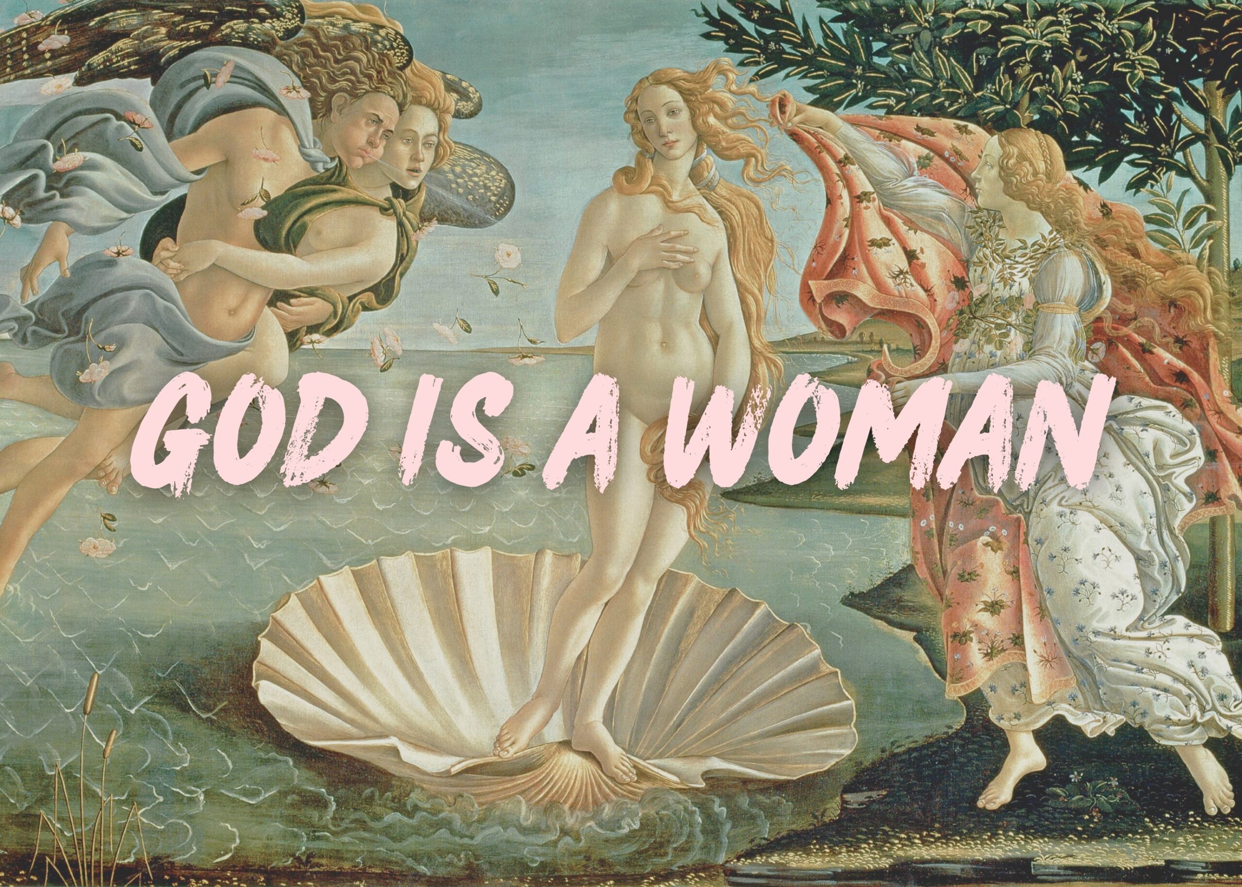 God ia a woman Poster - Image 2