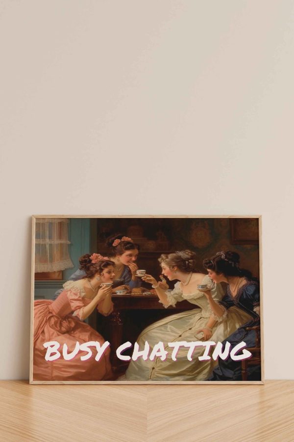 Busy chatting Poster