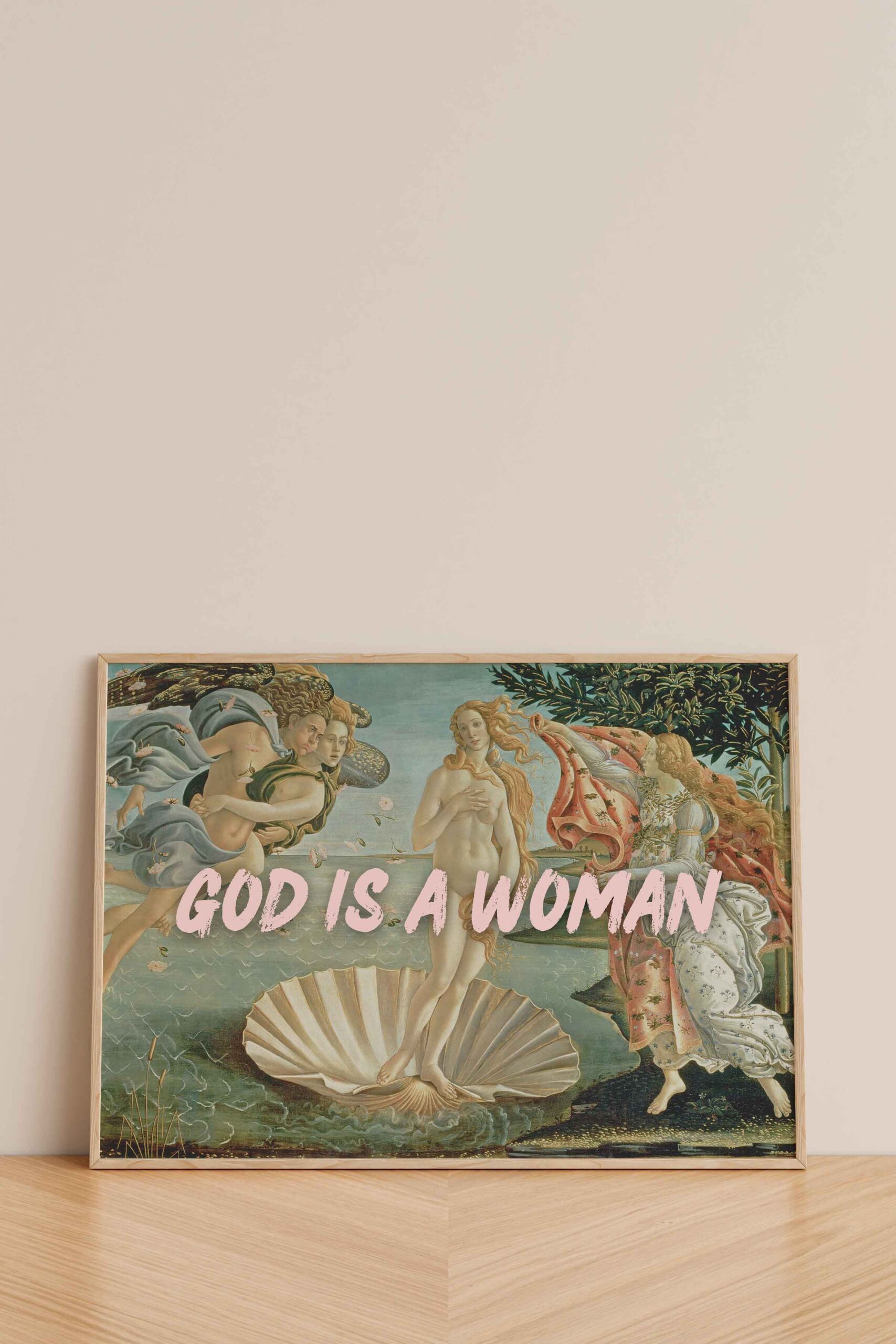 God ia a woman Poster