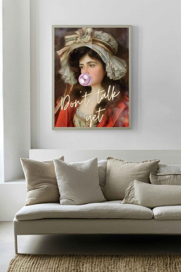 Don't talk yet Poster